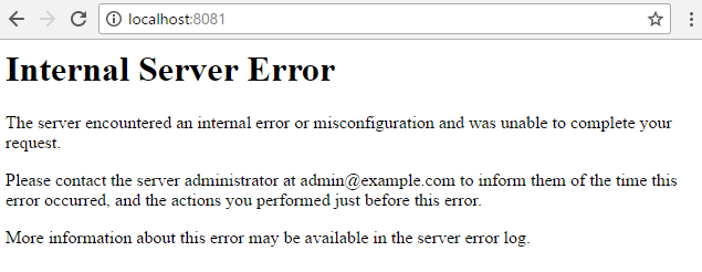 مشكلة الخطأ 500 (خطأ الخادم الداخلي Internal Server Error)