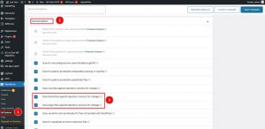 الخيارات التي يجب تفعيلها ضمن قسم General Options