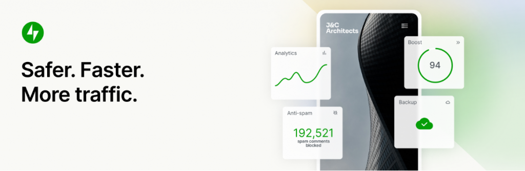 1- JetPack is one of the most important free WordPress plugins