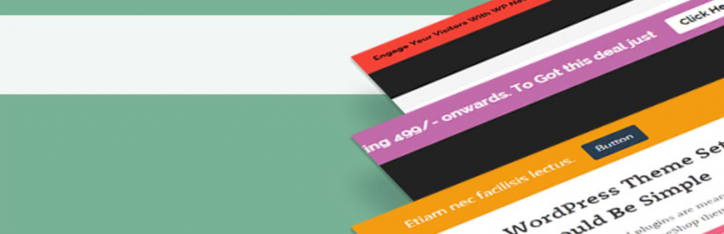 12 - WP Notification Bar plugin is one of the WordPress plugins specialized in showing notifications and pop-up windows