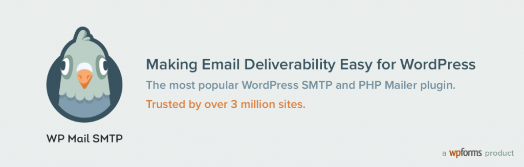 8 - WP Mail SMTP plugin to solve email problems on WordPress