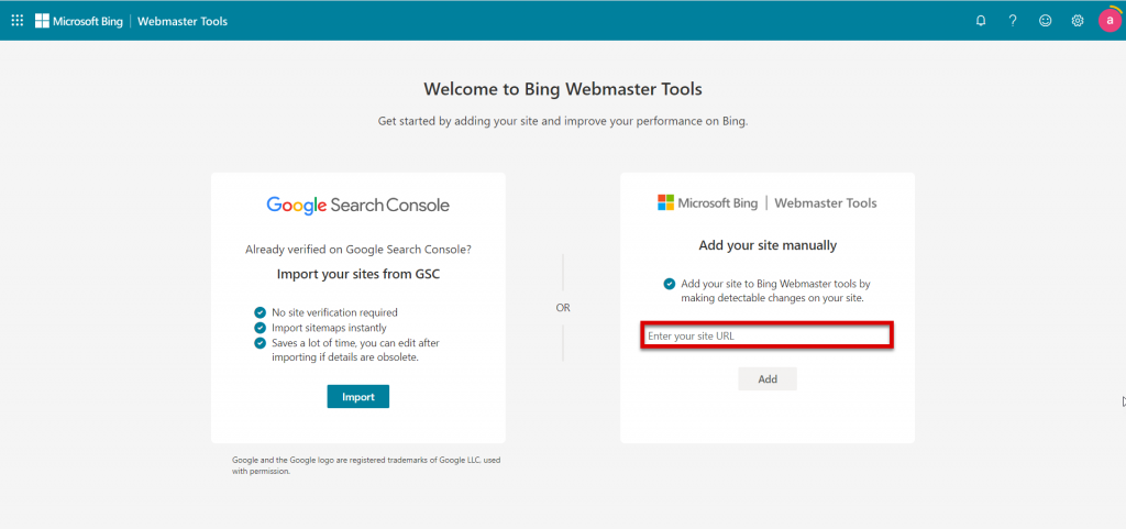 19 - ربط موقعك الإلكتروني مع أداة Bing Webmaster Tools