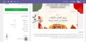 صفحة أحد المنتجات
