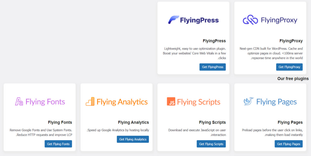 19- إضافات Flying Scripts المجانية على الووردبريس.