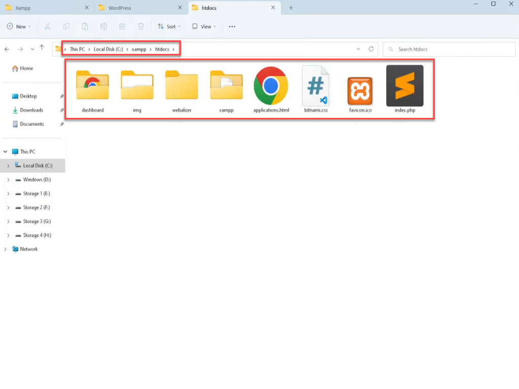 20- The path to the local server on your computer