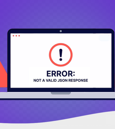 حل مشكلة فشلت عملية التحديث. الاستجابة لا تمثل رد JSON صحيح