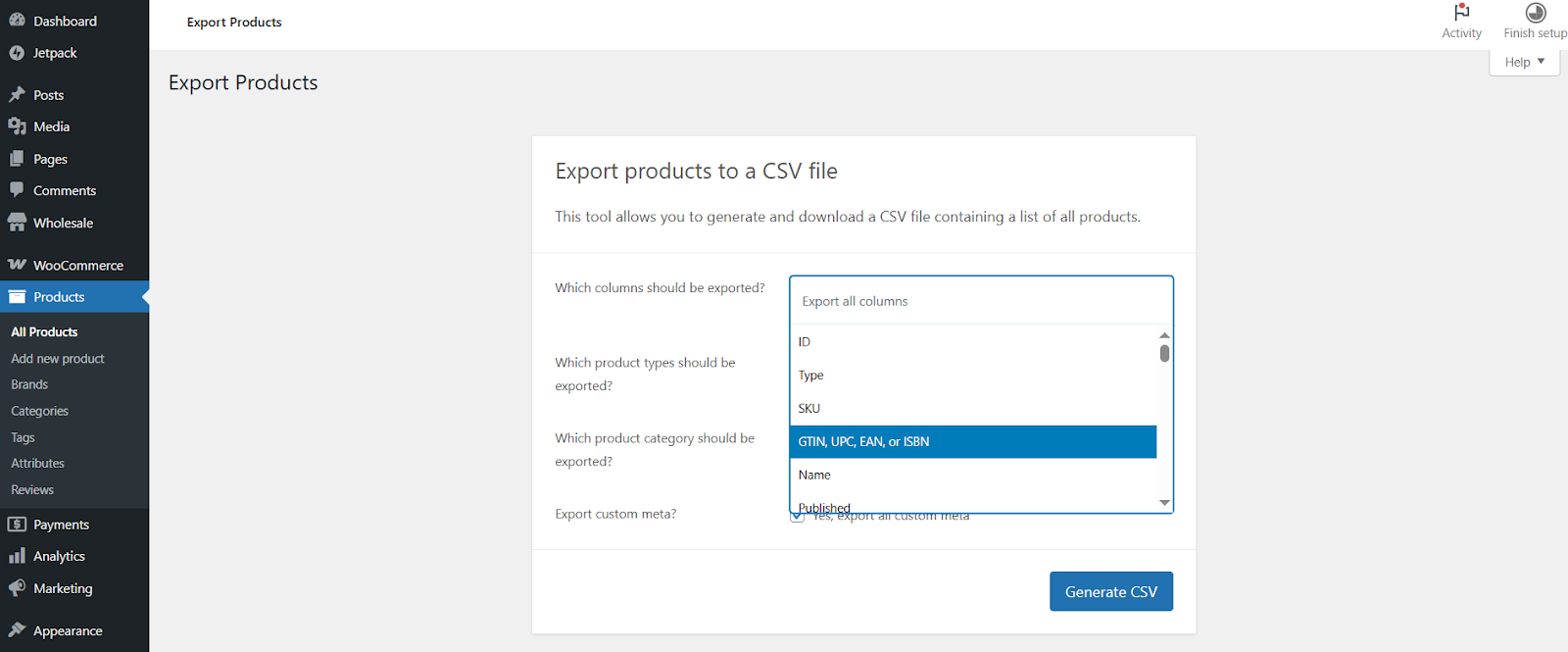 Bulk Product Imports with Rich Content