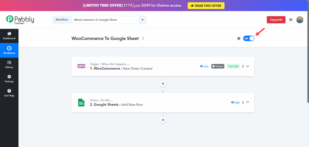 تفعيل التزامن بين Google Sheet ومتجر ووكومرس