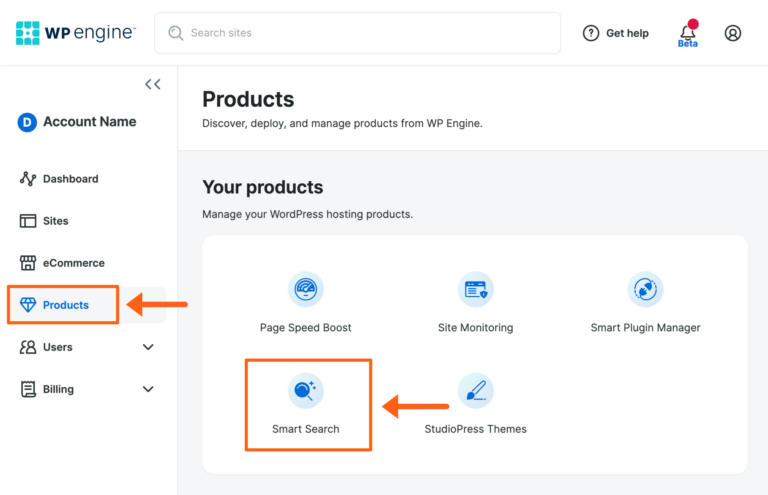 تفعيل Smart Search